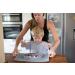 ezpz Happy Mat (Pewter) - Silicone Suction Plate for Toddlers & Preschoolers - Divided Dishwasher Safe Placemat - 24 Months - Buy Online on SooperMarket.com