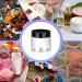 150 Pieces Plastic Container Jars with Lids Round Clear Cosmetic Jars Empty Clear Plastic Jars for Lotion Cream Ointments Makeup Eye Shadow Rhinestone Samples Pot Travel Storage (2 oz) - Buy Online on SooperMarket.com