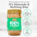 Crazy Richard's Almond Butter | No Sugar Added | Dry Roasted Almonds | Non-GMO | 1lb Jar - Buy Online on SooperMarket.com