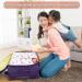 Newofview Waterproof Fabric Diapers & Large Wetbag - Cartoon-Print Reusable Cloth Diaper Bag for Baby Trips - Buy Online on SooperMarket.com
