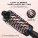 Terviiix 45mm Hot Brush | Ceramic Thermal Tourmaline Ionic Curling Wand with Digital Display | 5 Temperatures Dual Voltage | Black - Buy Online on SooperMarket.com