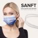 HARD 50 pieces Disposable Face Masks | Made in Germany | Type IIR & CE certified | Breathable Triple Layer - Filtration 99 78% | Elastic Earloops | Mouth Cover - Adults - Rainbow Midnight 50 Piece standard size (17 5 cm x 9 5 cm) Rainbow Midnight - Buy Online on SooperMarket.com