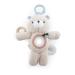 Ingenuity Premium Soft Plush Travel Activity Toy with Wooden Teethers - Nate The Teddy Bear  Ages Newborn and up