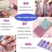 Mermaid Sequins Glitter Gel 50ml - Sparkling Chunky Body Lotion & Eyeshadow for Face, Hair, and Nails - Christmas Festival Makeup Glitter - Buy Online on SooperMarket.com