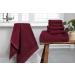Belizzi Home 100% Cotton Ultra Soft 6-Piece Towel Set - Burgundy | Bath, Hand & Washcloth Towels | Compact, Lightweight & Highly Absorbent - Buy Online on SooperMarket.com