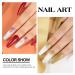 COSCELIA Dip Powder Set - 6 Premium Colors (Yellow Red Silver Gold) - 10g Each - Perfect for Professional Nail Art | Fast International Shipping - Buy Online on SooperMarket.com
