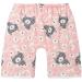Baby Toilet Training Pants Kids 2 in 1 Waterproof Reusable Cotton Nappy Diaper Skirt Cute Cartoon Skort Pants Pink Bear Low Waist M