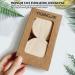 Natural Face Exfoliating Loofah Pad Scrubber - 4 Pack Makeup Remover & Facial Cleansing Brush for Gentle Skin Massage & Blackhead Removal - Beige - Buy Online on SooperMarket.com