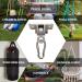304 Stainless Steel Heavy Duty Swing Hangers Set of 2 - Mounting Hardware Included - Buy Online on SooperMarket.com