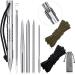 Stainless Steel FID Set Paracord Stitching Set Paracord FID Marlinspike Set Including Paracord Stitching Lacing Stitching Needles and Smoothing Tool Knotter Tools for Leather Paracord Work