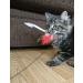 PurrSuit Feather Spinning Cat Toy LONG Safer Clip UK made 100cm Wand - Buy Online on SooperMarket.com