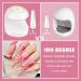 MEKK Mini UV Gel Nail Lamp 18W LCD Type-C Professional Nail Dryer - White - Buy Online on SooperMarket.com