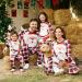 Family Matching Christmas Pajamas Set - Tree Snowflake & Letters Print Sleepwear - Buy Online on SooperMarket.com
