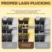 LASHVIEW Self Adhesive Eyelash Clusters - No Glue Needed 10-16mm Press-on Lash Extension Kit with Tweezers | Natural DIY Eyelash Extensions (F21) ZNF21 - Buy Online on SooperMarket.com