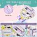 Clear Mini Stadium Approved Transparent Backpack - Heavy Duty 12x12x6 Waterproof Book Bag for Teens, Girls, Women - Ideal for Concerts, Sporting Events, Travel, Work, School - Lavender - Buy Online on SooperMarket.com