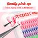 JIMIRE CL03 Colored Lash Clusters Individual Eyelashes - 100Pcs 14mm 3D Effect Pink Lashes for DIY Eyelash Extensions - CC Curl Wispy, Natural Look, Reusable Pack - 4 Colors - Buy Online on SooperMarket.com