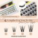 LASHVIEW DIY Cluster Lash Extensions for Self-Application - 48 Pcs, 3D Rapid Soft and Lightweight, Style D10 Mix (10/12/14/16mm) - Buy Online on SooperMarket.com