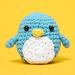Woobles Beginners Crochet Kit with Easy Peasy Yarn - Pierre The Penguin | Step-by-Step Video Tutorials | Seen on Shark Tank - Buy Online on SooperMarket.com
