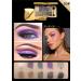 UIFCB Glitter Eyeshadow Palette - 10 Sparkling Colors | Highly Pigmented Long Lasting Makeup Set - Gold (Type 3) - Buy Online on SooperMarket.com