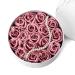 Luxury Beautiful Flora Scented Roses/Carnation Flower Bath Soap With Stem Flower Soap in 7.87 inches Round Gift Box Gift for Birthday/Valentine's Day/Mother's Day(White Pink)