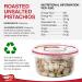 Tropgo Roasted Unsalted Pistachios 180g - Pistachio Nuts in Resealable and Recyclable Tub - Wholesome Trail Mix with Fibre Protein and Essential Minerals - Healthy Snacks for All Ages - Buy Online on SooperMarket.com