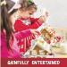 Christmas Gingerbread Mini Village Kit - Build Your Own Holiday Town with 4 House Sets, Candies, Fondant, Icing, Decorating Bags, & Stickers - Buy Online on SooperMarket.com