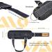 VAIIO Adjustable Neoprene Ankle Straps for Cable Machines - Premium Comfort Fit with Double D-Ring - Improve Abdominal Muscles, Lift Butts, Tone Legs - Black Pair - Buy Online on SooperMarket.com