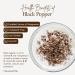 Premium Whole Black Peppercorns - 250g Resealable Pouch | Natural Rich Flavor | Perfect for Grinder Refill - Buy Online on SooperMarket.com
