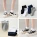 EPEIUS Kids Low Cut Socks 6 Pack - Seamless No Show Socks for Girls/Boys in Small Black/White/Grey - Buy Online on SooperMarket.com