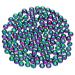 Yhmq du 576pcs pieces of rhinestones nail crystals + rhinestones for nails crystal green volacano + ss30 (6.4 + 6.5mm) Green Volacano SS30-576PCs