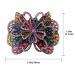 4PCS Rhinestone Flower Hair Barrette Clips - Spark Hair Accessories for Women - Butterfly and Flower Design - Ideal for Thick or Thin Hair - Buy Online on SooperMarket.com