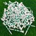 NorthPointe Four Leaf Clover Shamrock Plastic Golf Tees - White/Green (100 Pack) - Buy Online on SooperMarket.com