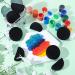 Black Face Painting Sponges - 60 Pcs Set for Makeup, Crafts, Art Work, Sculpting, Pottery, Body Painting - Buy Online on SooperMarket.com
