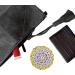 Turkish Metal Compact Mirror - Small Round Mirror with Magnetic Close, 1x & 2x Magnification for Handbags - Bright & Funky Geometric Pattern - Ideal for Travel and Commutes - Buy Online on SooperMarket.com