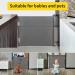 Retractable Baby Gate Mesh Baby Gate or Mesh Dog Gate 33" Tall Extends up to 55" Wide Child Safety Gate for Doorways  Stairs  Hallways  Indoor/Outdoor(Grey 33"x55" Gray 33x55 Inch - Buy Online on SooperMarket.com