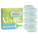 Gillette Venus Extra Smooth Razor Blades for Women 8 Replacement Blades for Women's Razors with 5-blade Old 8 pieces (1 pack)