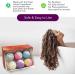 Natural Bath Bombs Spa Set - 6 Fizz Balls with Lavender, Jasmine, Rose, Calendula, Green Tea & Osmanthus Scents - Coconut & Shea Butter for Genuine Moisturization - Relax and Soften Skin - Buy Online on SooperMarket.com