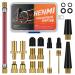 Henmi bicycle valve adapter set all valve adapter bicycle autoventile adapter and French valve adapter with sorting box air pump adapter ball needle and compressor valve adapter