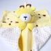 Bubby Boo Yellow Giraffe Stuffed Animal Security Blanket with Rattle and Teether - Soft Snuggle Toy for Baby - Soothing Plush Lovey - Perfect Baby Gift - Buy Online on SooperMarket.com