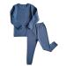 DreamBuy 20 Colours Ribbed Pyjama/Tracksuit/Loungewear Unisex Boys And Girls Pyjamas Baby Clothes Pyjamas For Women And Mens Pyjamas 3-6 Months Blue