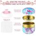 2-Piece Body Powder Puff & Container Set for Women & Babies - Soft Puffs with Spoon in Tea Case for Home & Travel - Buy Online on SooperMarket.com