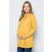 Bump Maternity High Neck Knit Sweater - XL Mustard Tunic Top | Made in USA - Buy Online on SooperMarket.com