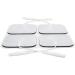 Premium Re-Usable TENS/EMS Electrode Pads (4 Pack) Fabric Backed, Latex-Free Gel Pads for Pain Relief - Buy Online on SooperMarket.com
