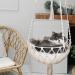 AXIBA Macrame Cat Hammock with Cushion - Hanging Cat Bed for Indoor Cats - Buy Online on SooperMarket.com