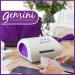 Gemini GEMMIDI-Acc-FOLD Midi Manual Die Cutting & Embossing Machine-Plastic Folder-2 Pack 6 x 9 Clear Single - Buy Online on SooperMarket.com