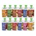 Sprout Organic Baby Food Stage 2 Pouches 12 Flavor Fruit Veggie & Grain Variety Sampler 3.5 Oz (Pack of 12)