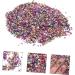 HAPINARY 1 Glass Chip Manicure Fillers Irregular Glass Epoxy Fillers Nail Art Stone DIY Epoxy Fillers Manicure DIY Accessories Epoxy Filling DIY Charm Fillers Epoxy Charms Manicure Charms 0.5X0.3cm Colorful - Buy Online on SooperMarket.com
