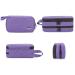 LUXJA Essential Oil Carrying Case - Portable Double-Layer Organizer for 12 Bottles (5ml-15ml) and Roller Bottles - Purple - Buy Online on SooperMarket.com