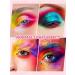 Kalolary Glow in the Dark Neon Eyeshadow Palette - 24 Colors, UV Glow, Matte & Glitter, Highly Pigmented, with 4 Brushes - Buy Online on SooperMarket.com