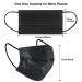 100pcs Black Disposable Face Masks - 3 Ply Adults Disposable Mask (100 Pcs) - Buy Online on SooperMarket.com